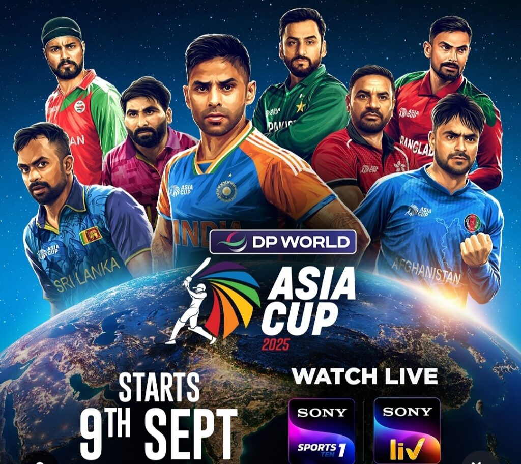 Asia Cup 2025 live streaming 
